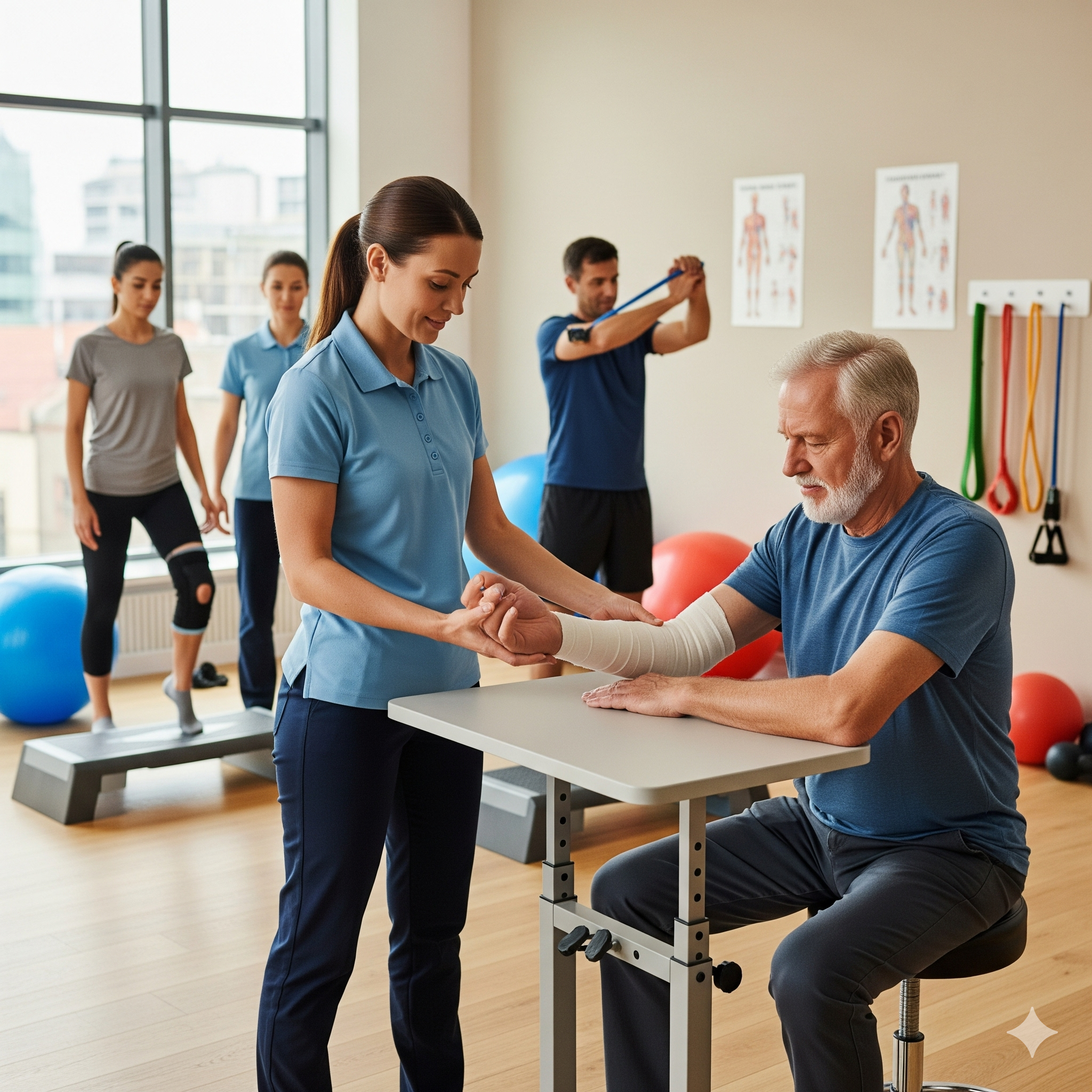 Post fracture physiotherapy in Noida