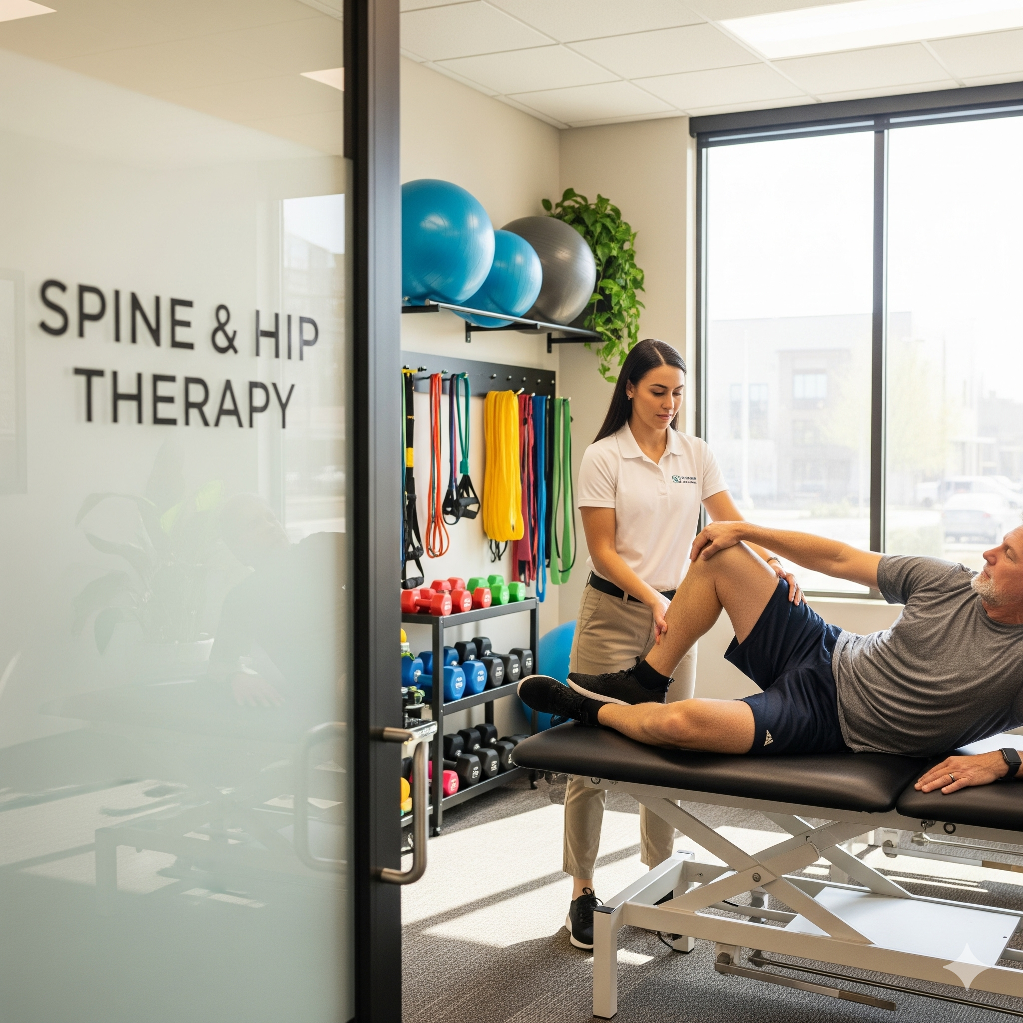 Spine and hip physiotherapy in Noida